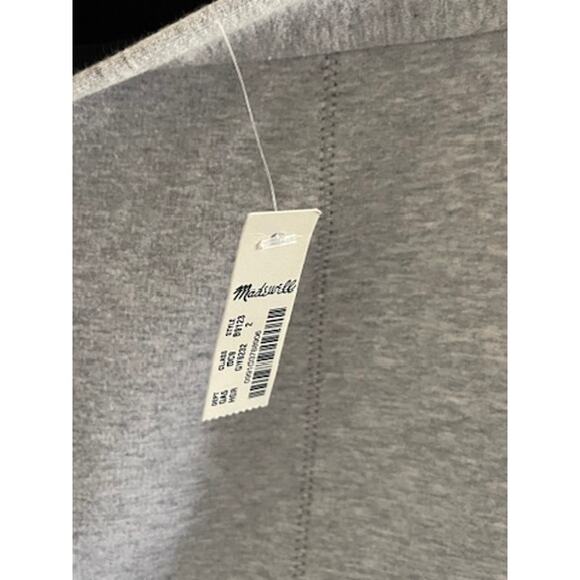 Madewell Gray Knit Skater Pleated Skirt New - Picture 5 of 8